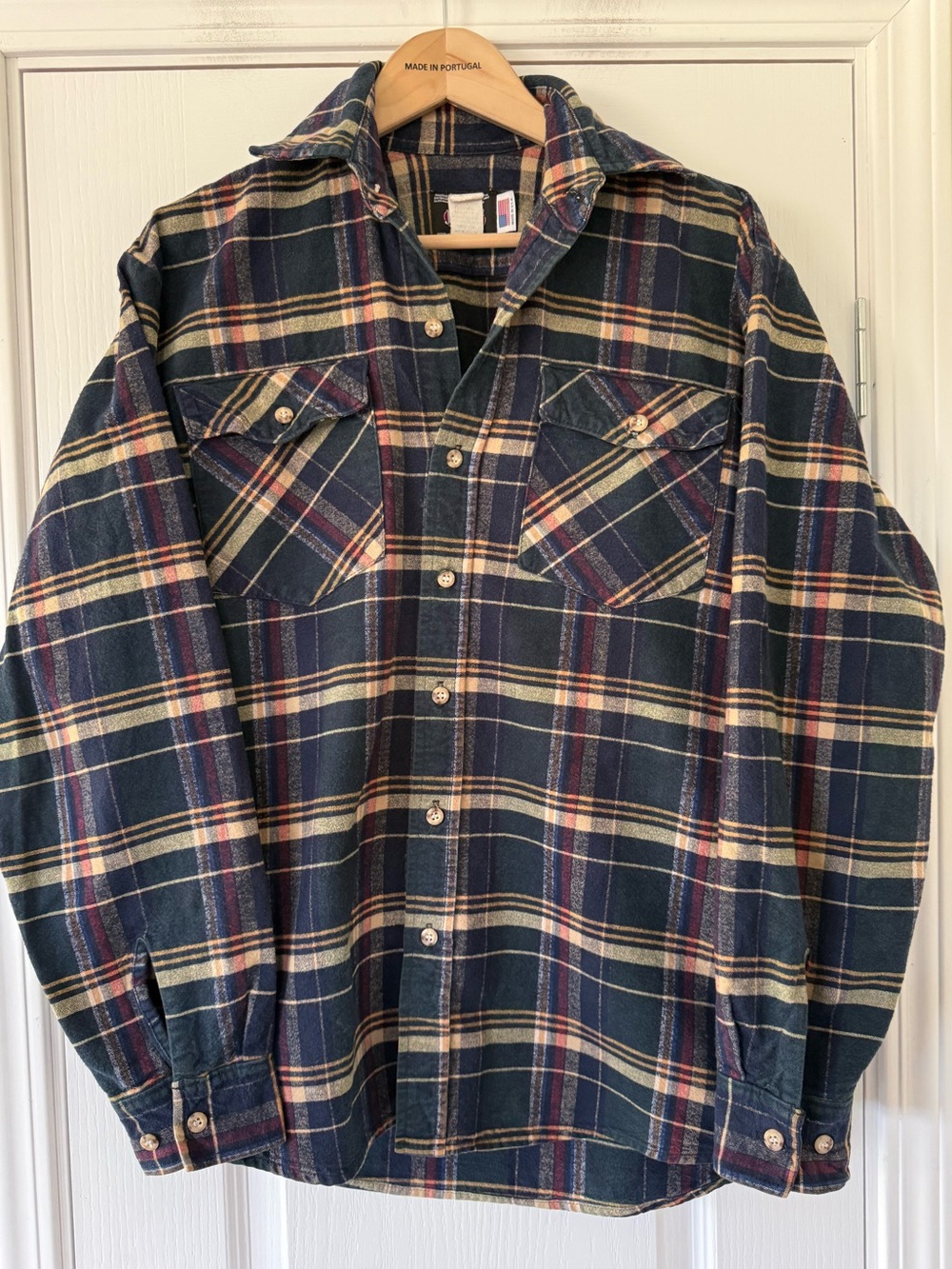 vintage ✨ Johnson Woolen Mills Plaid Button Down Flannel